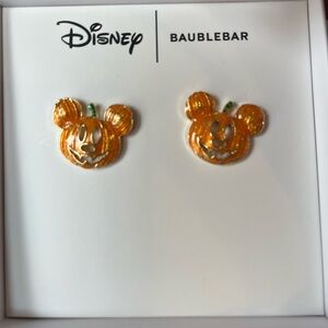 Disney Baublebar Pumpkin Earrings